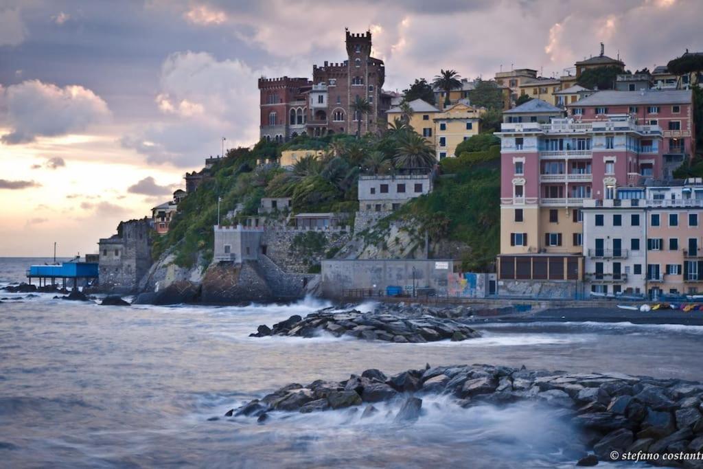 Pisi Home, 2 Min Dalla Spiaggia E Dall' Ospedale Gaslini Genoa Bagian luar foto