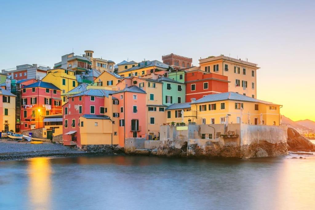 Pisi Home, 2 Min Dalla Spiaggia E Dall' Ospedale Gaslini Genoa Bagian luar foto